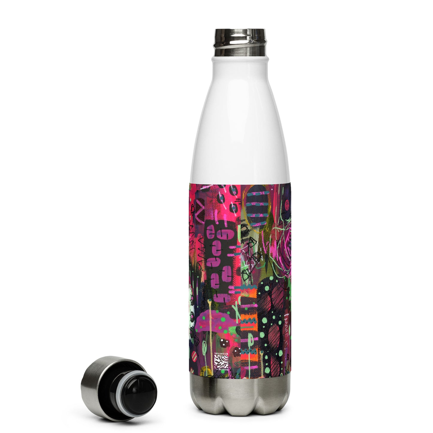 🌒 "Midnight Madness" Stainless Steel Water Bottle | Splinter and Bloom