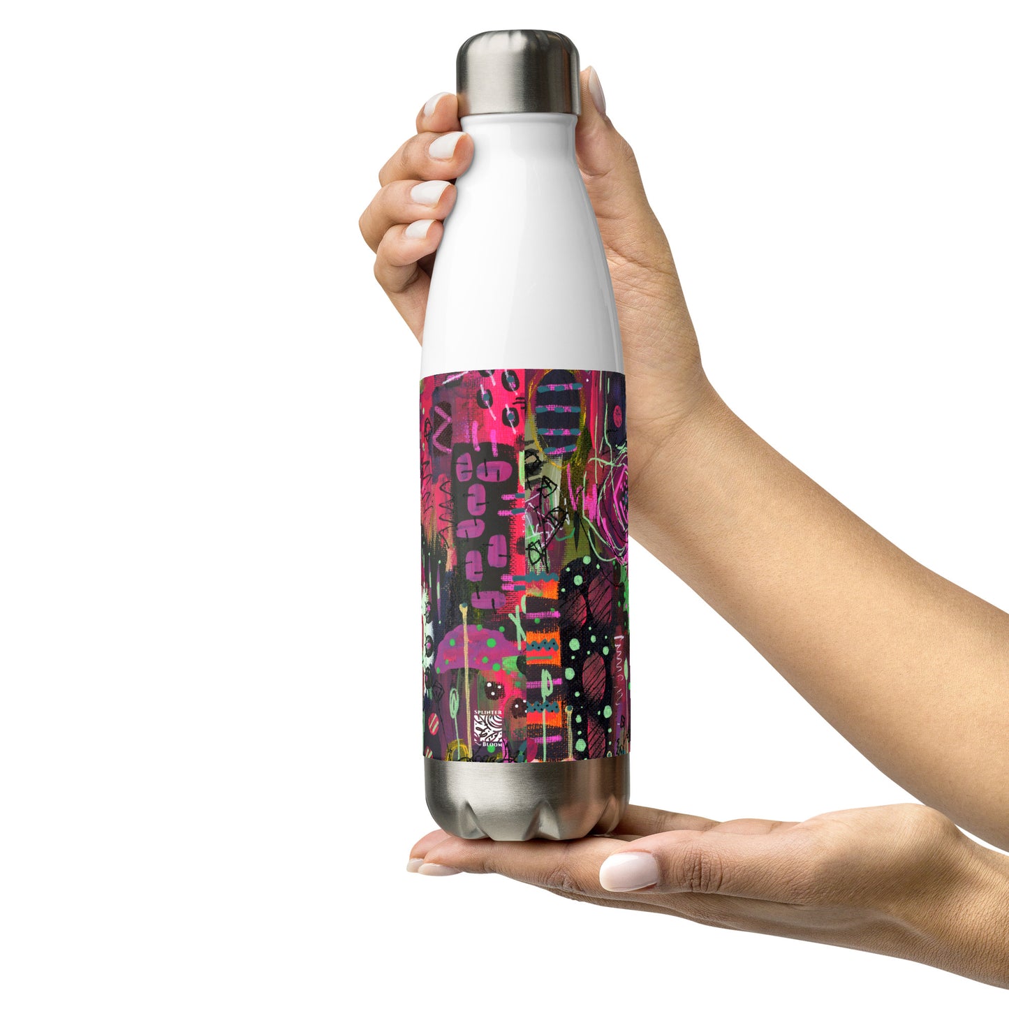 🌒 "Midnight Madness" Stainless Steel Water Bottle | Splinter and Bloom