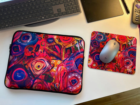 Received My GORGEOUS "Color Me Blushed" Laptop Sleeve and Mouse Pad!