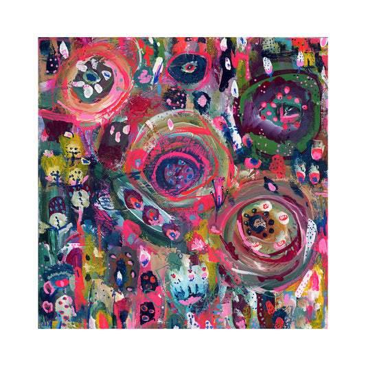 "Garden of Echoes" - Signed Limited Edition Art Prints (Hot Press or Metallic, 10x10")