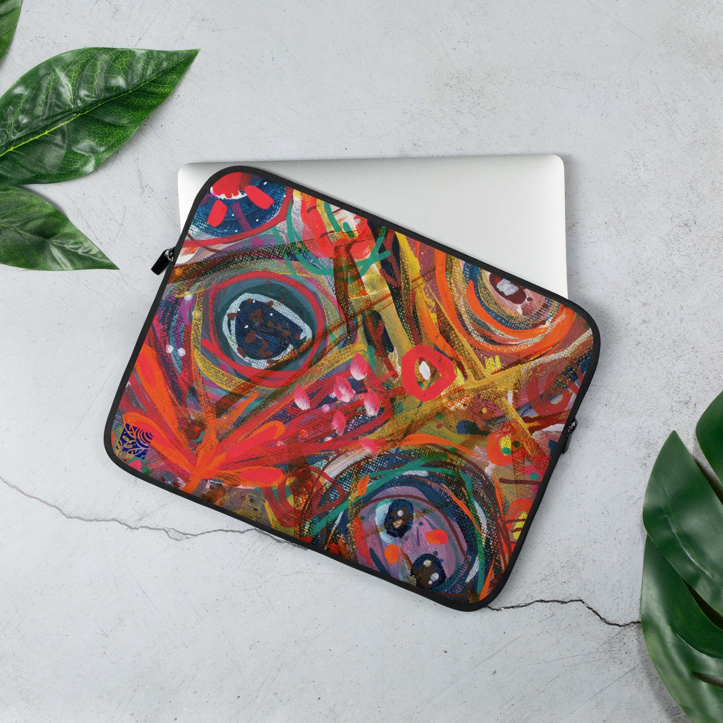 🔥 "Galactic Firestorm" Laptop Sleeve | Splinter and Bloom
