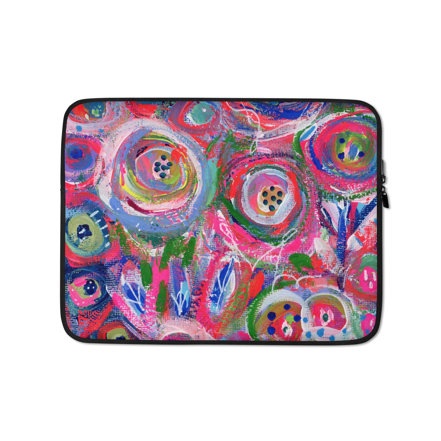 🌌 "Floral Nebulae" Laptop Sleeve | Splinter and Bloom