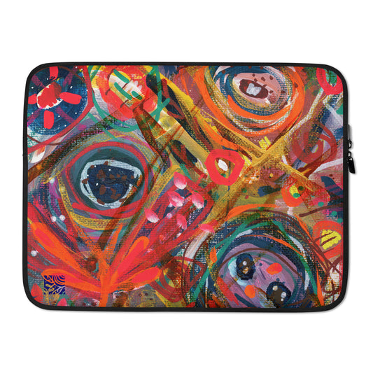 🔥 "Galactic Firestorm" Laptop Sleeve | Splinter and Bloom