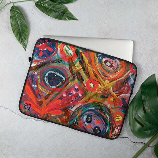 🔥 "Galactic Firestorm" Laptop Sleeve | Splinter and Bloom