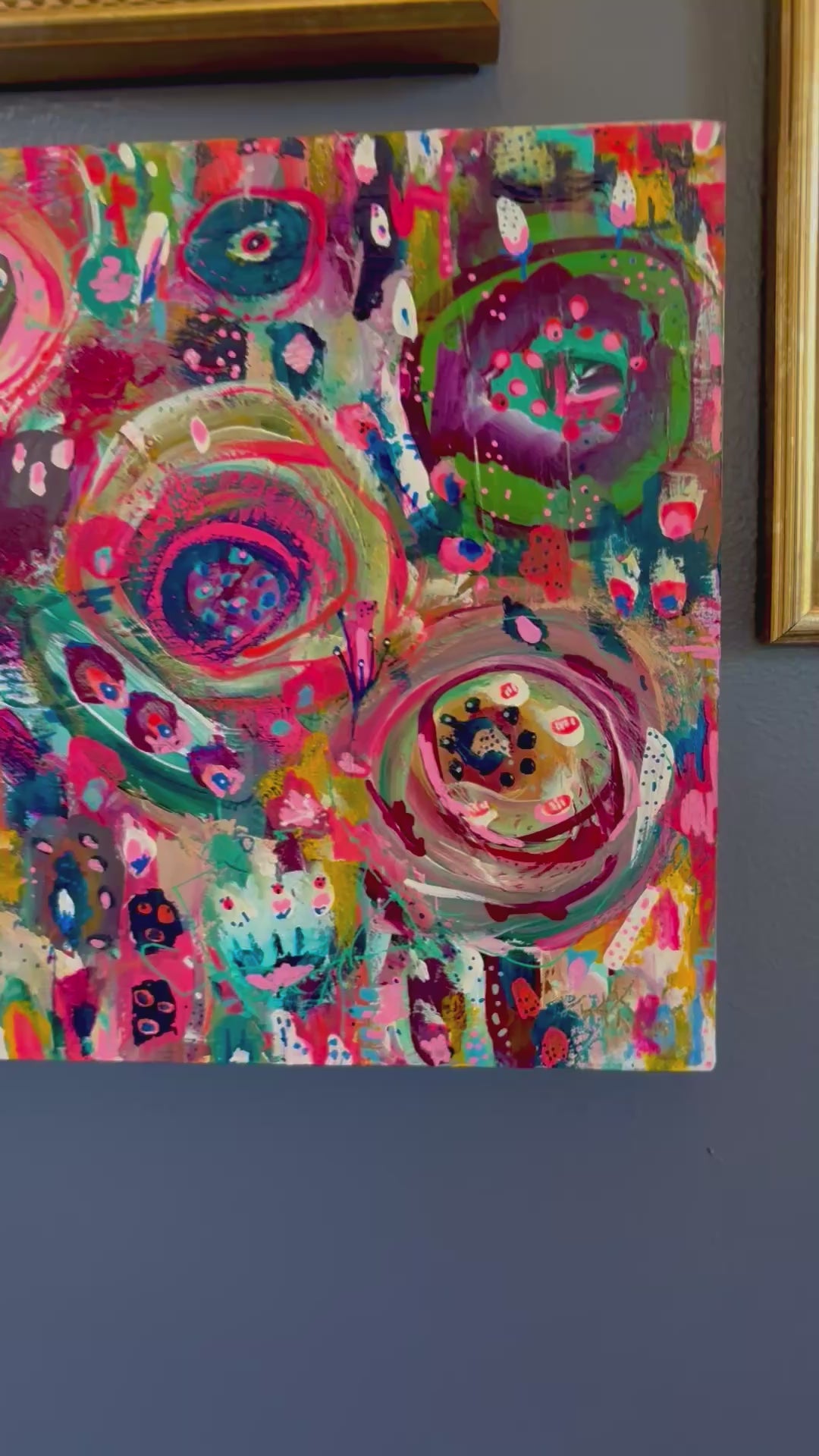 Garden of Echoes – Original Abstract Acrylic Painting on