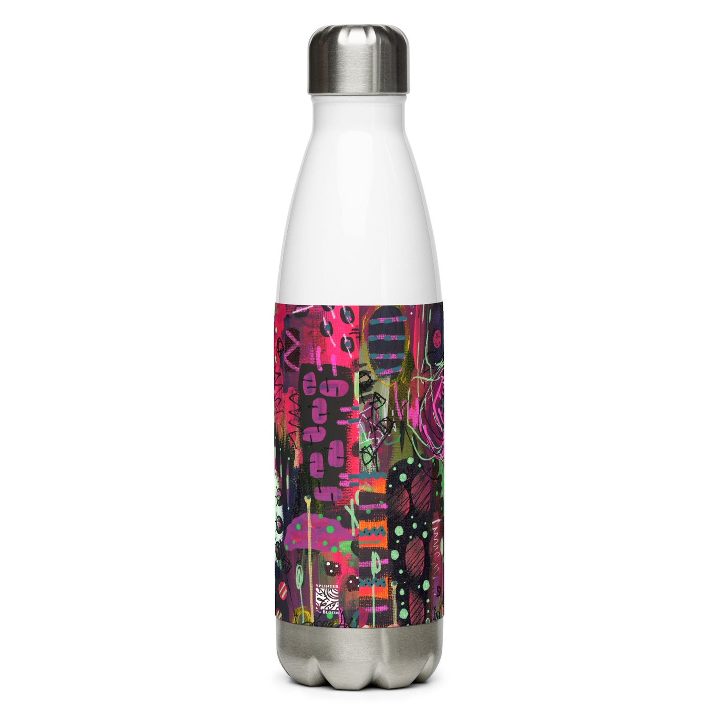 🌒 "Midnight Madness" Stainless Steel Water Bottle | Splinter and Bloom