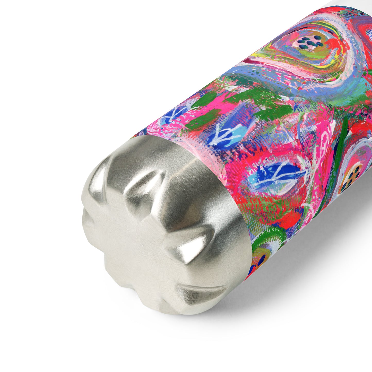 🌌 "Floral Nebulae" Stainless Steel Water Bottle | Splinter and Bloom