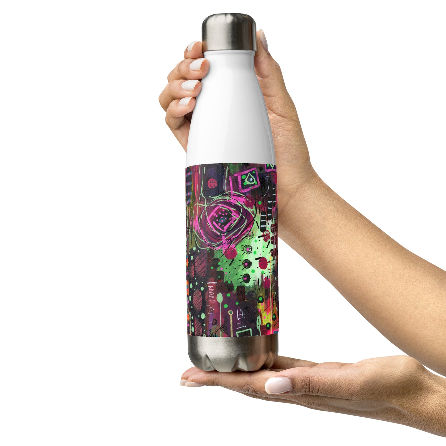 🌒 "Midnight Madness" Stainless Steel Water Bottle | Splinter and Bloom
